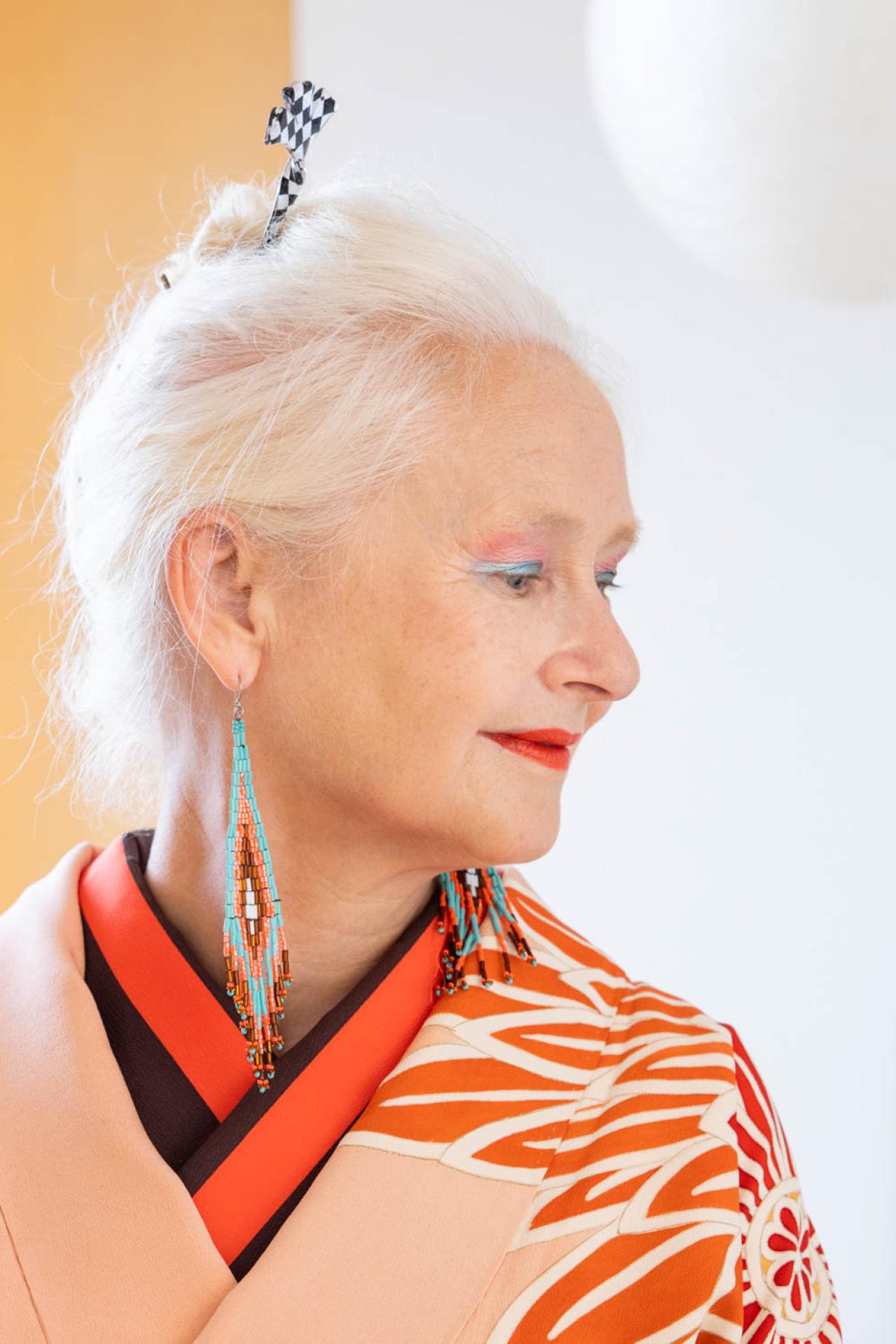 着物研究家【シーラクリフさん】流・自由でファッショナブルな着物コーデのコツとは？（画像5）