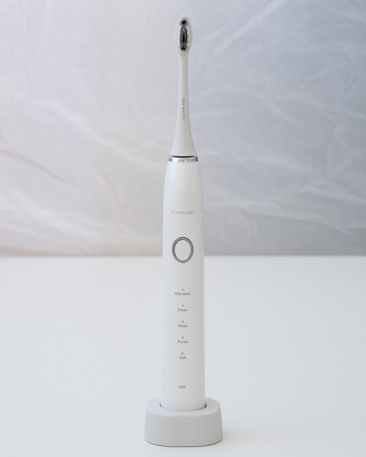 歯科医師監修「CLEARLABO」音波式電動歯ブラシ （替えブラシヘッド2本付）日本製（画像4）