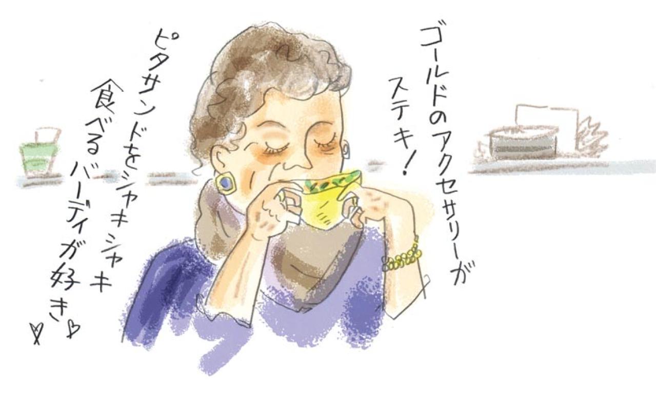 70歳からのおしゃれのお手本。名作映画で光っていた“ゴールドアクセ”の彼女【本田葉子さん流】（画像4）