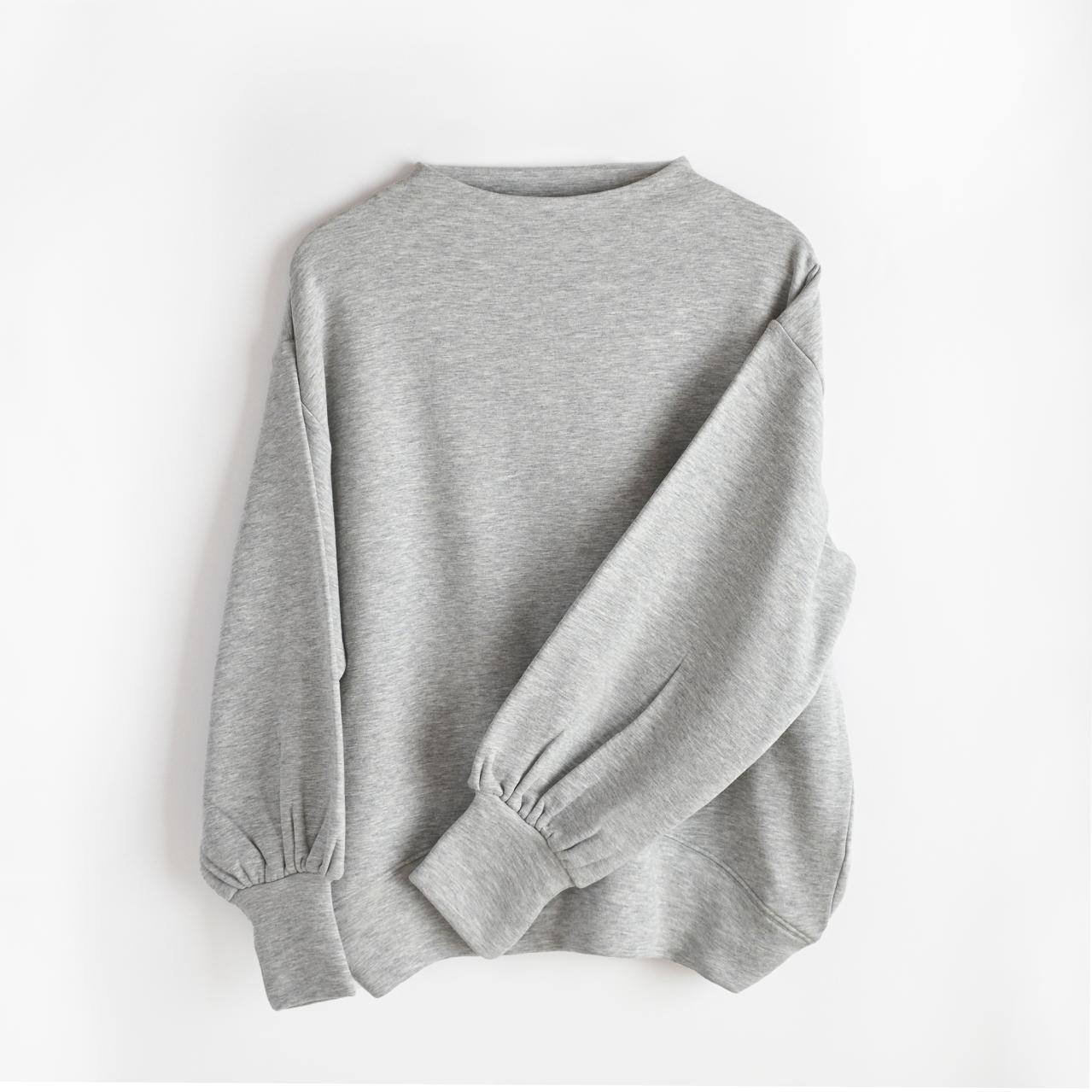 肌側シルク100％ ボトルネックプルオーバー（画像7）