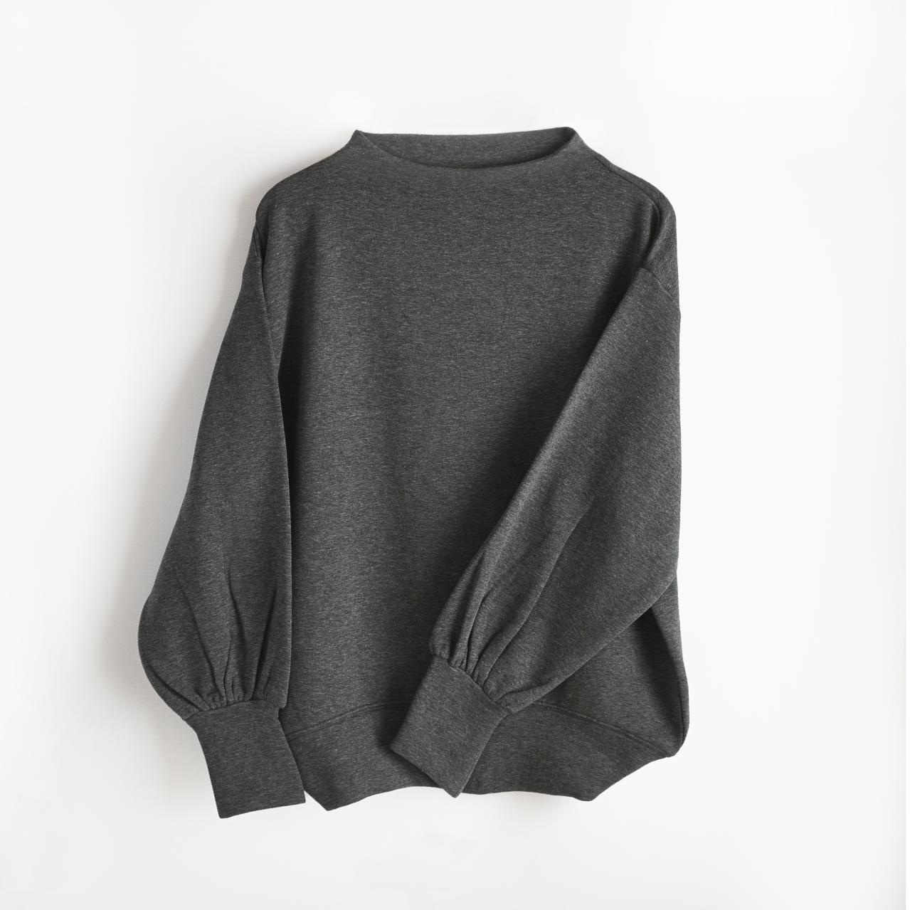 肌側シルク100％ ボトルネックプルオーバー（画像8）