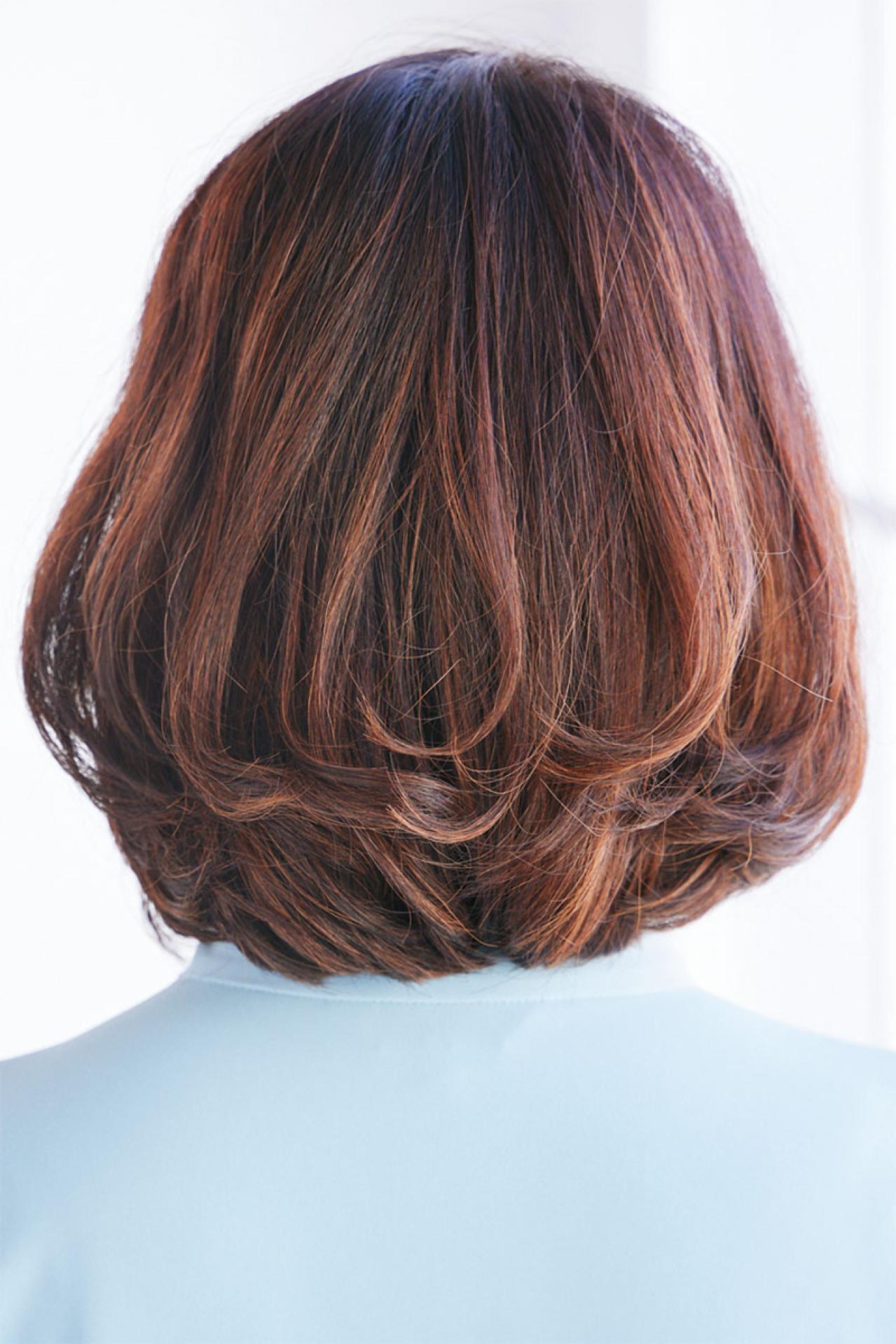 奇跡のビフォア→アフター！ー5歳を叶える【50代からのミディアムヘア】カールスタイル2選（画像5）