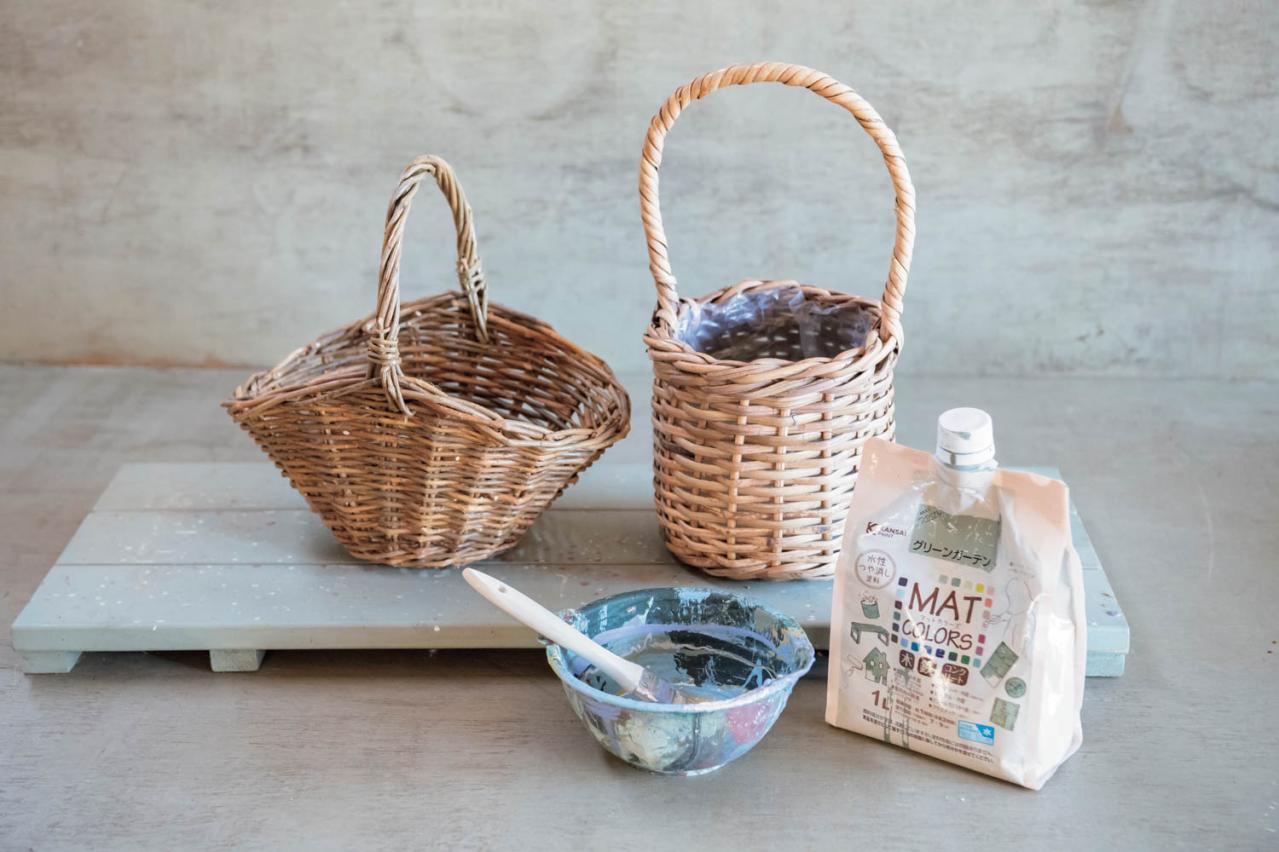 フローラ黒田園芸【黒田健太郎さん流】オーバル＆ラウンド形バスケットの寄せ植え。2つセットで飾るのがポイント！（画像3）