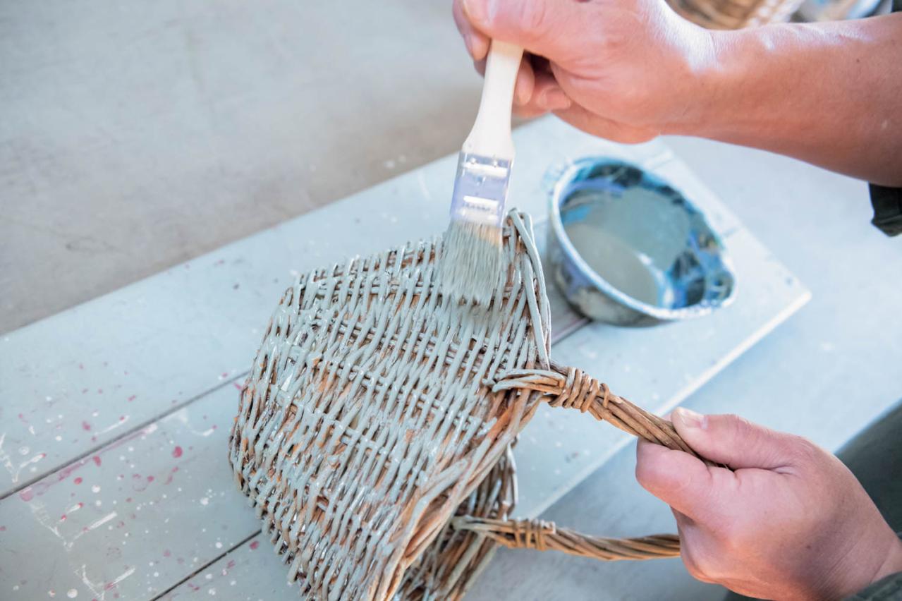 フローラ黒田園芸【黒田健太郎さん流】オーバル＆ラウンド形バスケットの寄せ植え。2つセットで飾るのがポイント！（画像6）