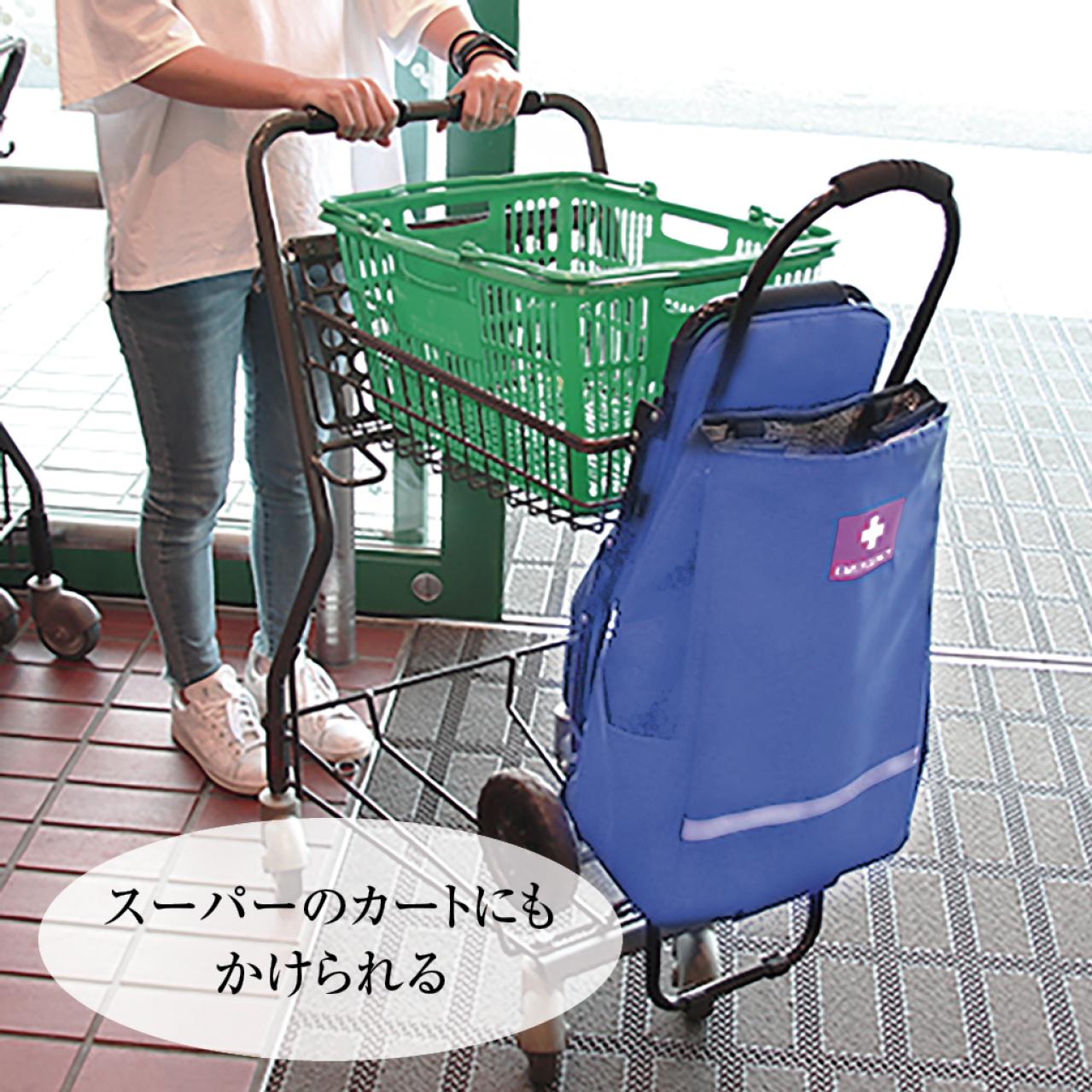 買い物にも災害時にも！イス付き安心キャリーカート（画像4）