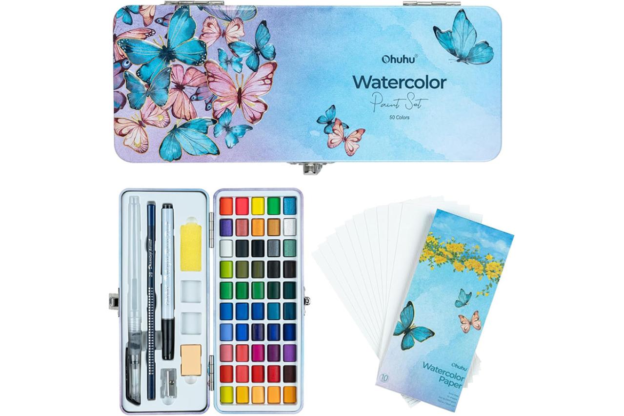 【最大27％OFF】ゆうゆうtime編集部おすすめ♪新しい趣味に【絵画スタートキット】水彩・パステル・色鉛筆が揃ってAmazonタイムセール（画像2）