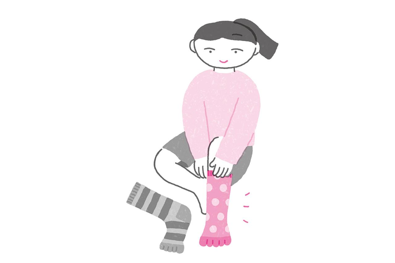 「左右の靴下の色を変えると保温効果がアップ!?」冷えに悩む人が今すぐやるべき裏ワザ（画像3）