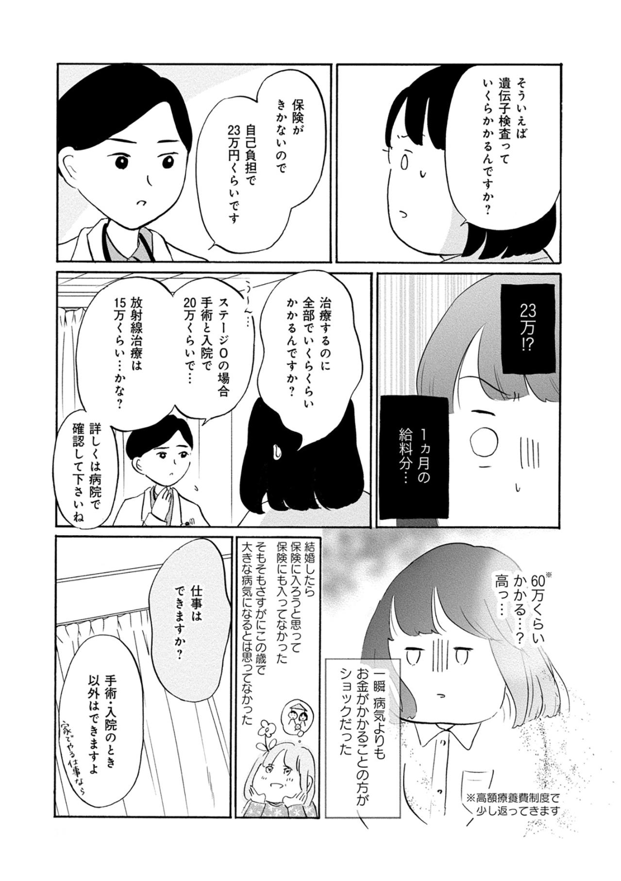 検査代23万円!?日常の中に突然やってきた”乳がん”の現実【32歳で初期乳がん 全然受け入れてません#5】（画像4）