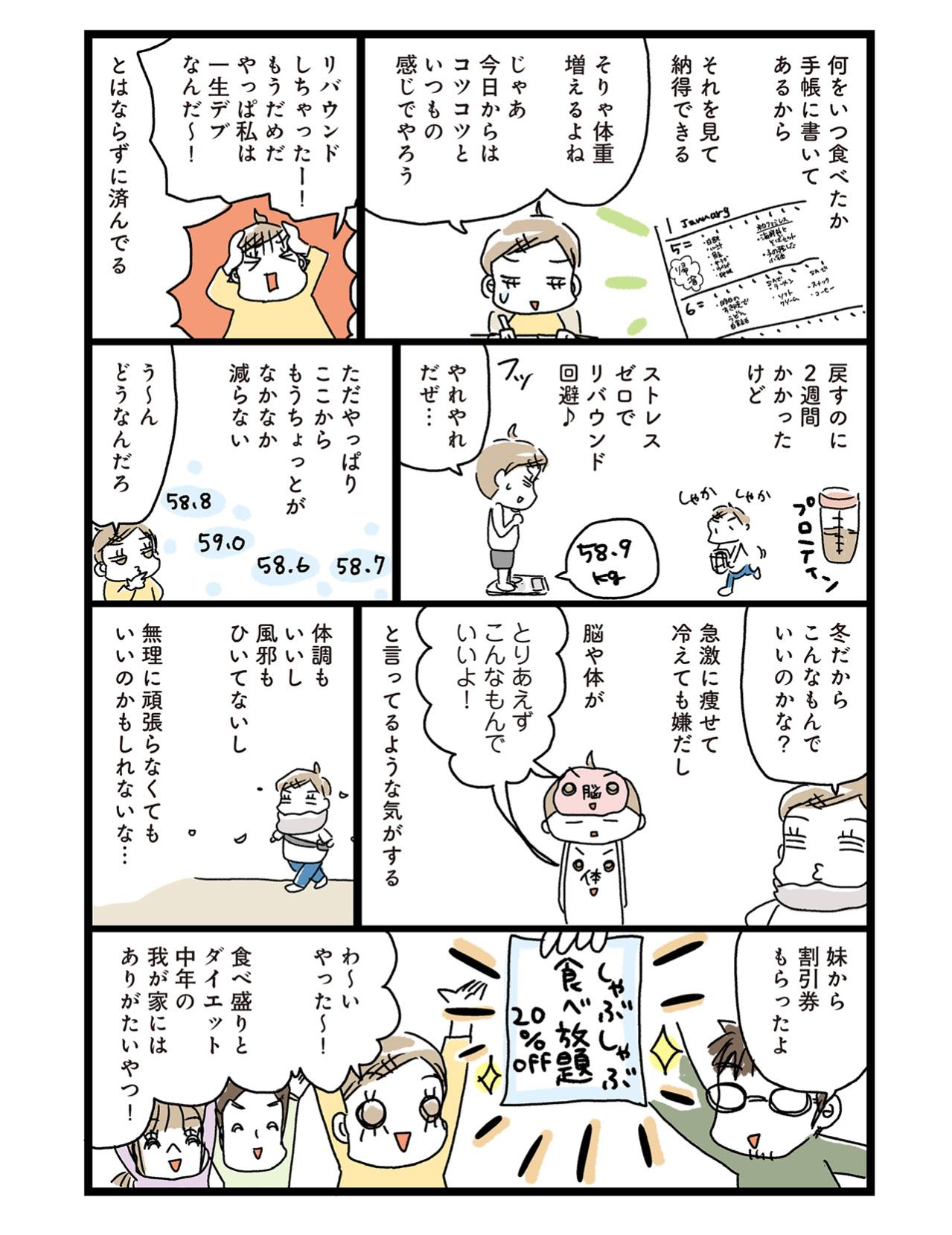ダイエットのラスボス・年末年始がやってきた！乗り越えられるのか？【ダイエット挑戦マンガ後日談#4】（画像5）