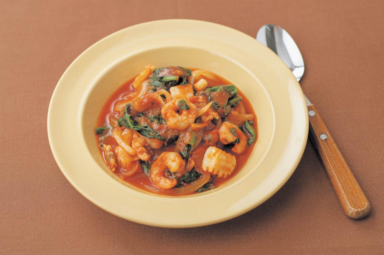 【冷凍ほうれん草】でこんなにおいしいの!?レシピ2選「豚肉ゆずこしょう蒸し／シーフードミックストマト煮」