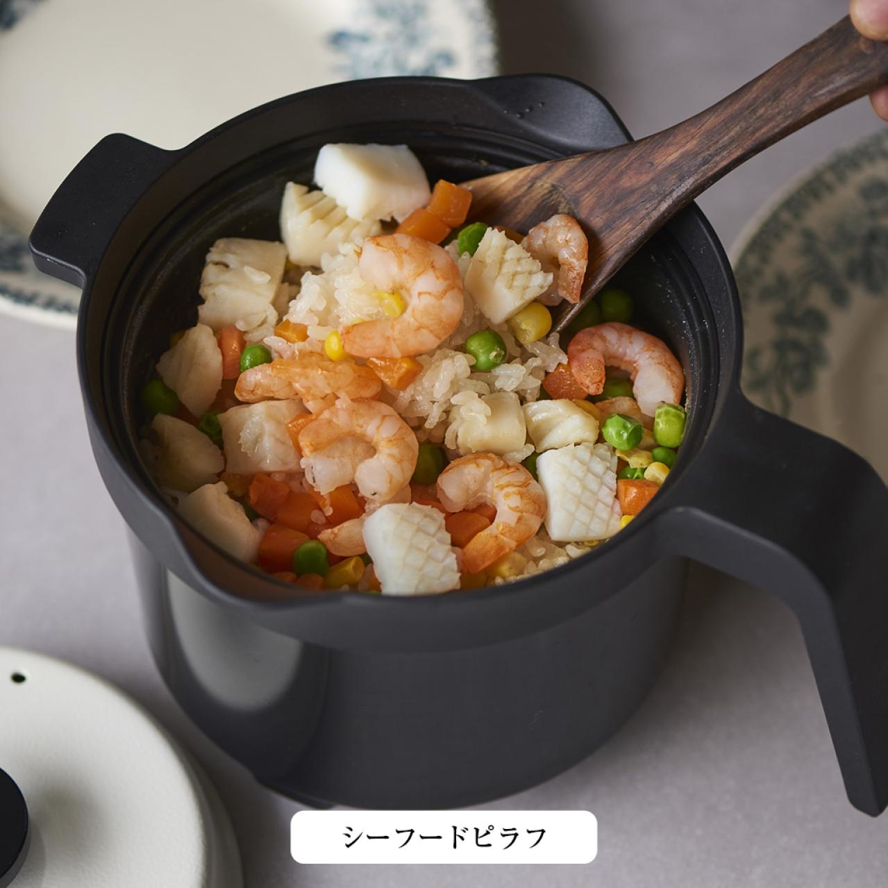 レンジでご飯が炊ける！時短・ほったらかし調理　レンジメートマグポット（画像9）