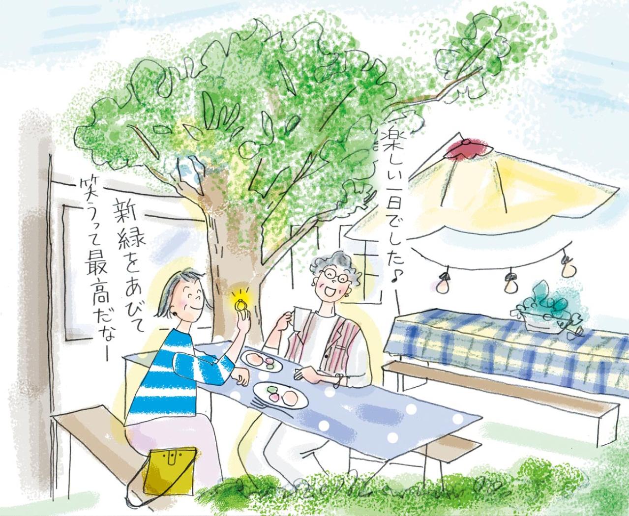 70歳からのおしゃれは「ボウタイ×チノ」で決まる！大人の友人時間にちょうどいい着こなし【本田葉子さん流】（画像3）