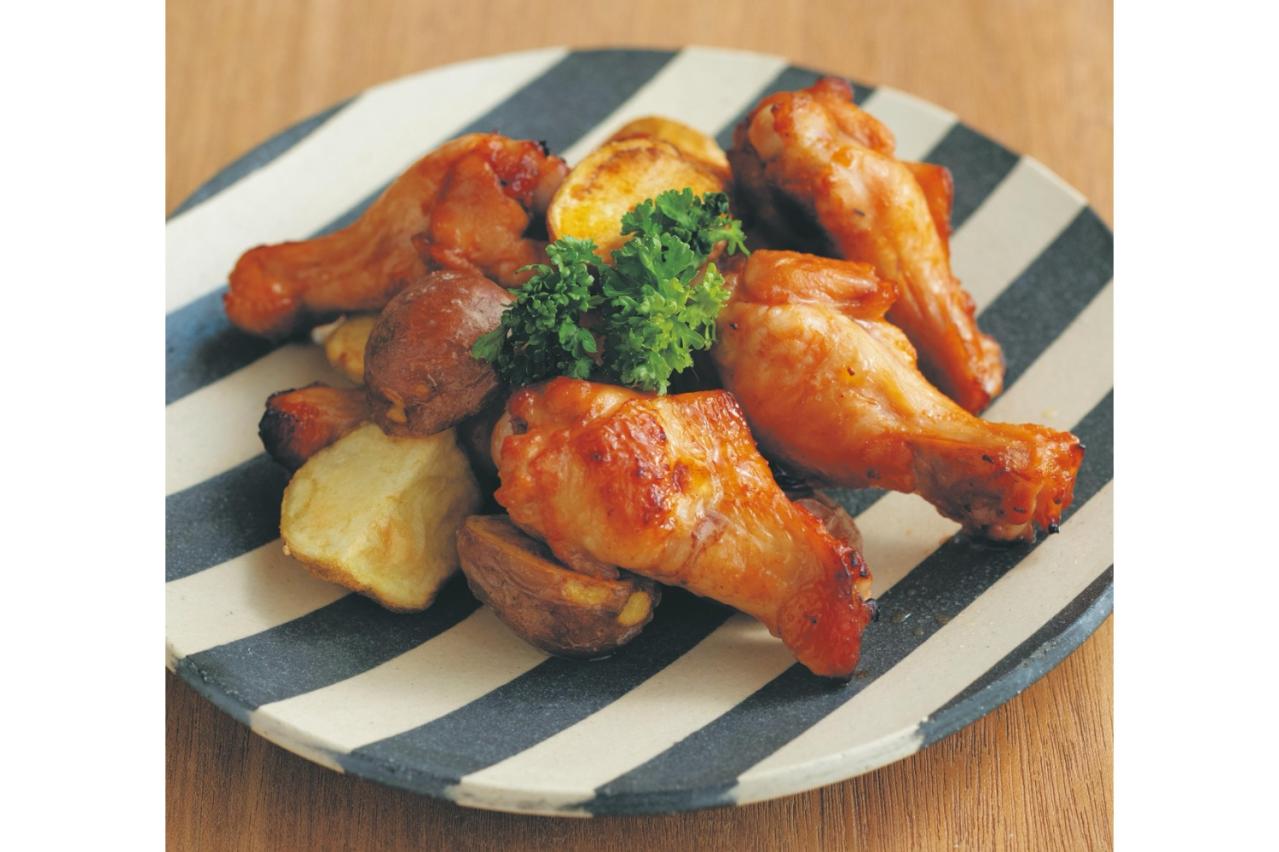 だしとトマトのダブルのうまみで絶品【無限つゆ＋ケチャップ】のおかず2選「和風えびチリ／手羽元グリル」