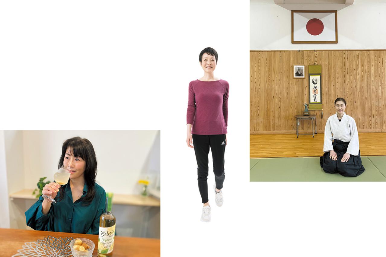 フレイル予防のヒントは「続けられる習慣」にあった！ 50代読者モデル3人の合気道・ランニング・元気ドリンク時間