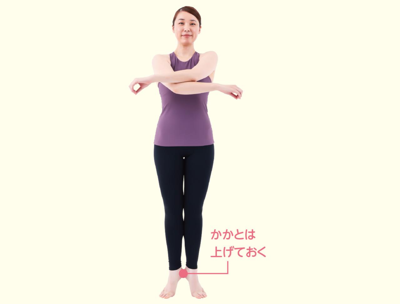 ラジオ体操「腕を振って脚を曲げ伸ばす」正しい8回のやり方：かかとをトン！で血流アップ（画像2）