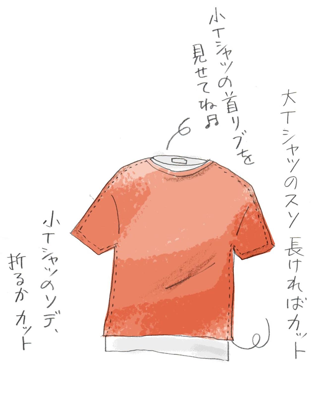 70歳からのTシャツおしゃれは重ね着で更新【本田葉子さん流】「白を足して清潔感」（画像2）