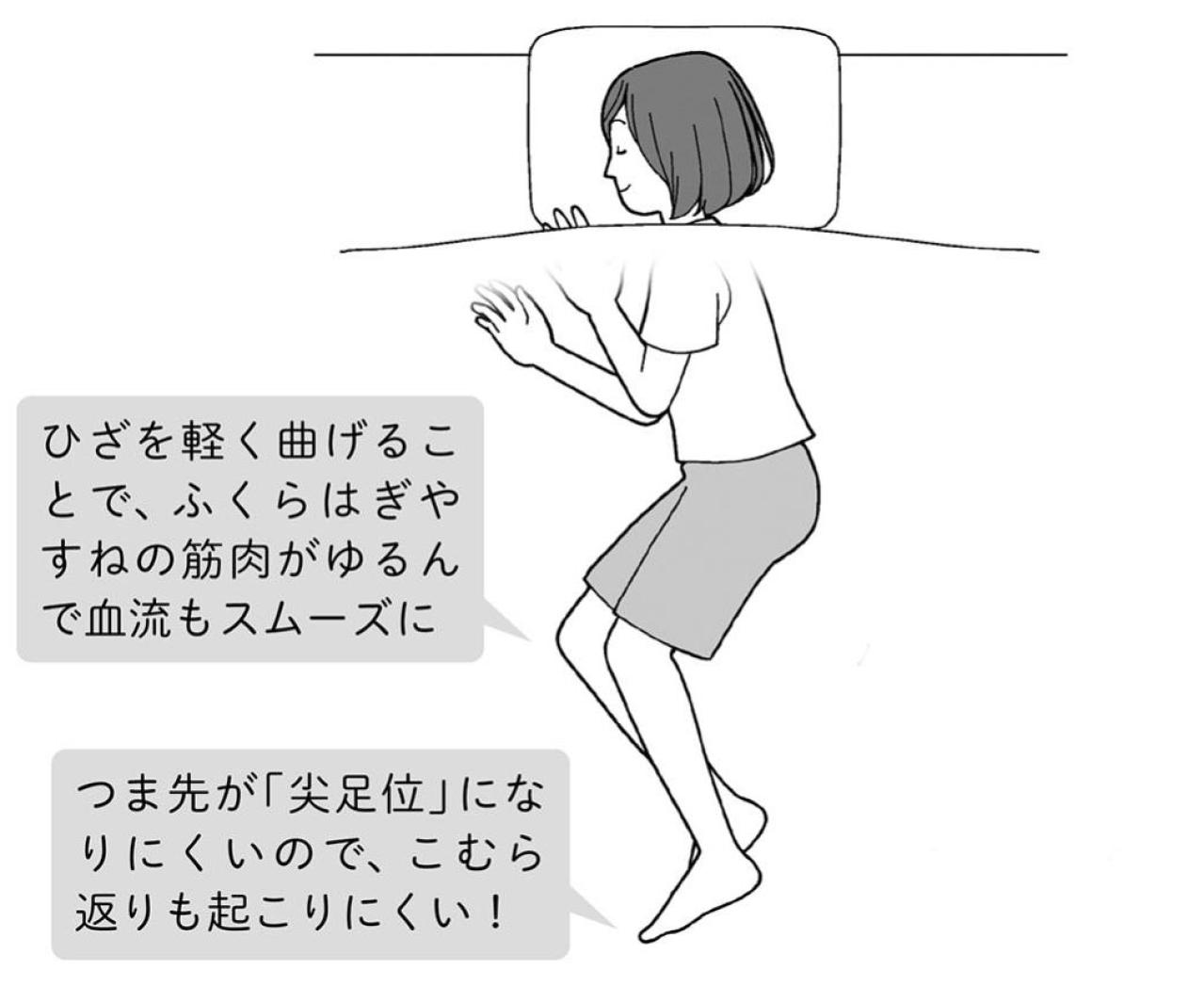夜中のこむら返りを防ぐ寝方とは？足の名医がすすめる「寝る姿勢」のポイント（画像2）