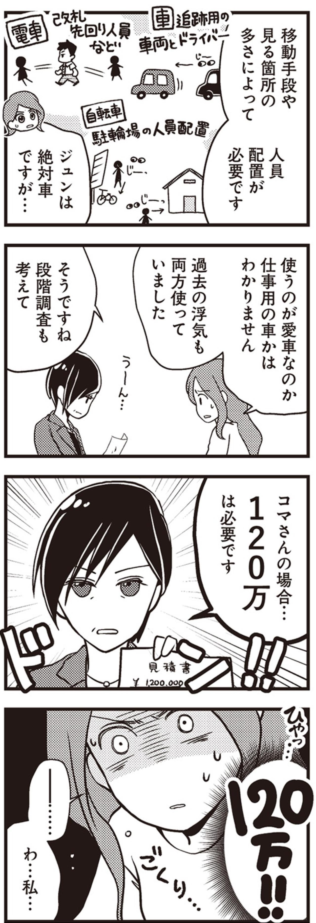 夫の裏切りを暴く代償は高額な調査費用。専業主婦の私が全財産をかけて下した人生最大の決断【サレ妻になり今は浮気探偵やってます#9】（画像5）