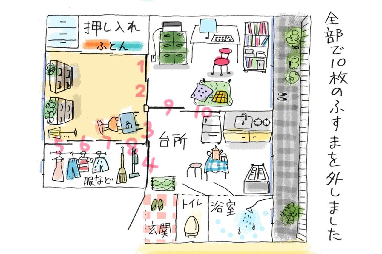 70代からの「風通しのよい暮らし」ふすまを外して、夏の部屋を軽やかに整える【本田葉子さん流】