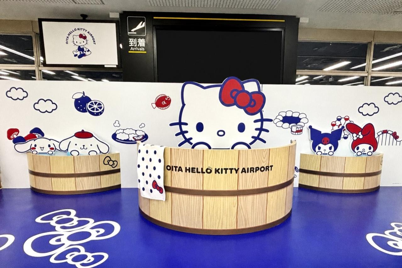 ハローキティやマイメロディがお出迎え！「大分ハローキティ空港」がどこを見てもかわいすぎる！（画像2）