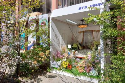 誕生日を祝ってBTSのジミン一色になった、ソウルの聖水洞にある「聖水連邦」