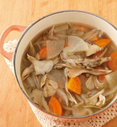 リバウンド知らず【脂肪燃焼ダイエットスープ】秋冬バージョン、きのこと根菜の簡単レシピ（サムネイル画像7）