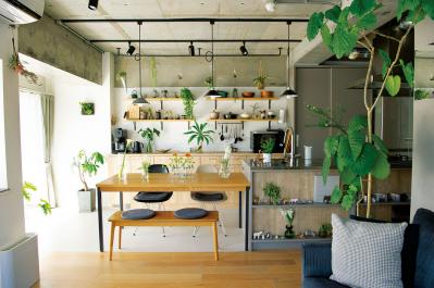 中古マンションをグリーンファーストでフルリノベ。「植物は一代で終わらせない」室内インテリア【mi*さん】（サムネイル画像2）