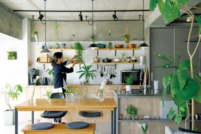 中古マンションをグリーンファーストでフルリノベ。「植物は一代で終わらせない」室内インテリア【mi*さん】