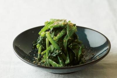 【ポリ袋とレンチン】で青菜のおひたしが手間なくできあがり！（サムネイル画像8）