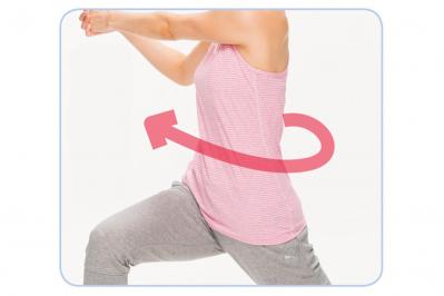 上体をひねる「ゆるスクワット」で便秘解消＆ダイエット！筋肉刺激が秘訣