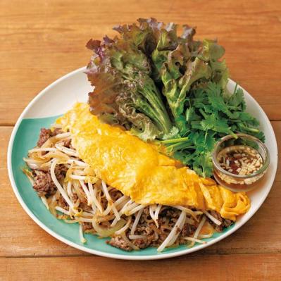 【節約＆糖質オフレシピ】もやしたっぷりのおかず2選「豚しゃぶ」「ベトナム風卵包み」（サムネイル画像3）