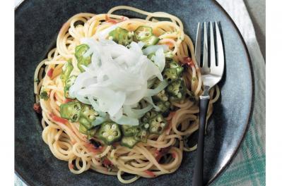 野菜もたんぱく質もしっかりとれる【冷製パスタ】レシピ2選「トマトレモン」「梅青じそ」