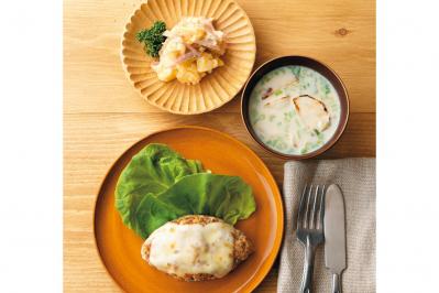 【ダイエット献立】たんぱく質たっぷりの「チーズ厚揚げバーグ」。1人分の材料費199円以下で節約にもなる！