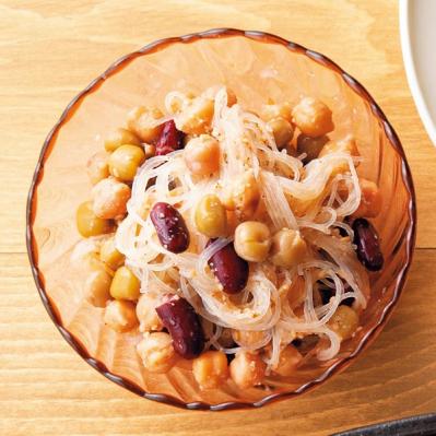 たんぱく質たっぷり「ツナとうふオムレツのきのこあん献立」【ダイエット中におすすめ】（サムネイル画像4）