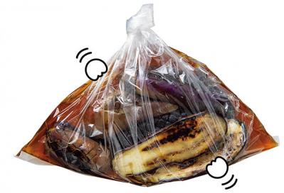 ポリ袋１枚で簡単おかず！ズッキーニのマリネとなすの焼きびたしレシピ（サムネイル画像7）