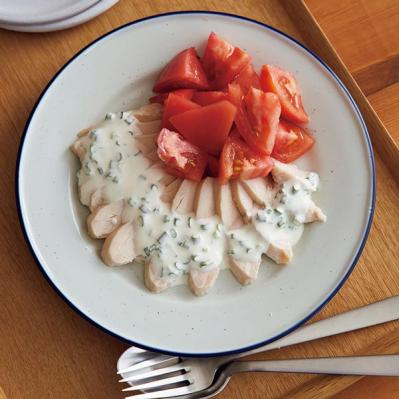 超簡単＆ヘルシーな【サラダチキン】の絶品おかず2選「ヨーグルトソースがけ」「よだれ鶏」（サムネイル画像2）