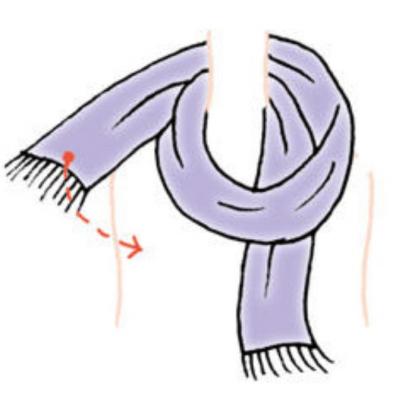 簡単でかわいい！マフラー巻き方2選「プレーンロール」と「ダブルクロス」（サムネイル画像8）