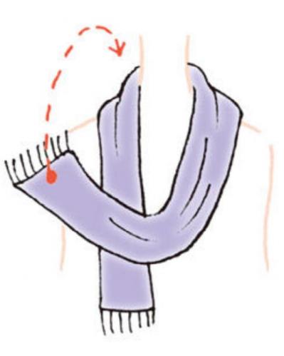 マフラーの巻き方【2選】「ワンループ」と「シンプルクロス」 簡単で大人かわいい！（サムネイル画像8）