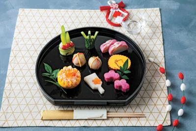 【大人かわいい飾り切り】新年の食卓を華やかに彩る「お正月プレート」（サムネイル画像3）