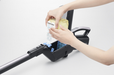 たっぷりごみをためられる紙パック式（サムネイル画像）