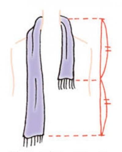 マフラーの巻き方【2選】「ツイストオフタートル」と「2重巻きサイドノット」 後ろ姿も素敵に！（サムネイル画像9）