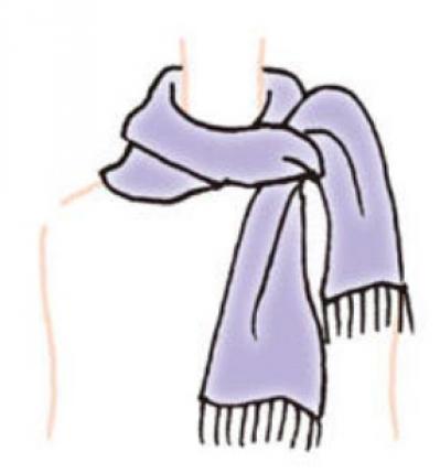 マフラーの巻き方【2選】「ツイストオフタートル」と「2重巻きサイドノット」 後ろ姿も素敵に！（サムネイル画像12）