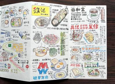 日々の出来事を描く、トラベラーズノートのジャバラ。絵が苦手でも気軽に楽しめる（サムネイル画像3）