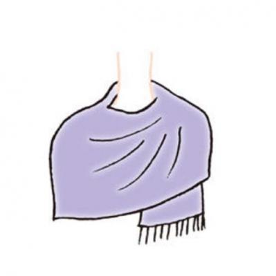 【ストールの巻き方2選】暖かさ抜群！の「シンプルドレープ」と「セーラー結び」（サムネイル画像5）