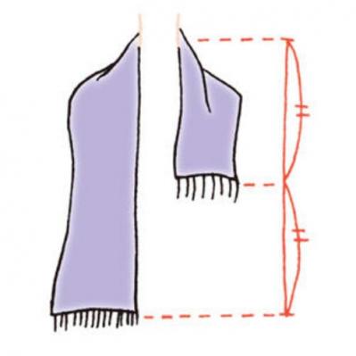 【ストールの巻き方2選】暖かさ抜群！の「シンプルドレープ」と「セーラー結び」（サムネイル画像3）