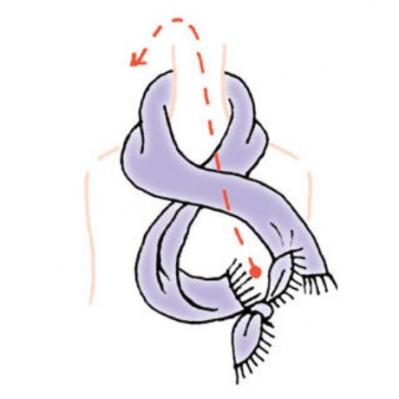 マフラー&ストールの巻き方２選　ボリュームを魅せる「アフガン巻き」と「ダブルドレープ」（サムネイル画像9）