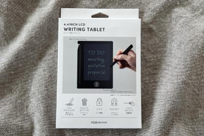 【スリコ】の手書きでOK！保存＆消去も簡単な電子メモパッド。使い勝手はかなりイイ