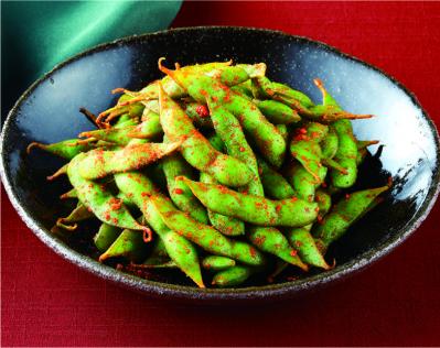 チリパウダーで作る メキシカン枝豆（サムネイル画像）