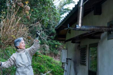 元ミス日本 伊藤千桃さんの春を待つ葉山での暮らし 「冬の感謝を込めて薪ストーブと煙突を掃除します」