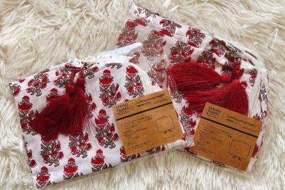 【スリコ】旅行気分が上がる衣類収納バッグ。スーツケースの中がスッキリ整う（サムネイル画像2）